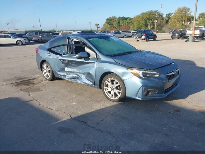 Subaru Impreza 2018 VIN 4S3GKAU67J3610510