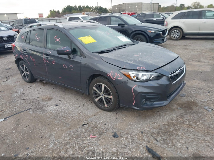Subaru Impreza 2019 VIN 4S3GTAD65K3719367
