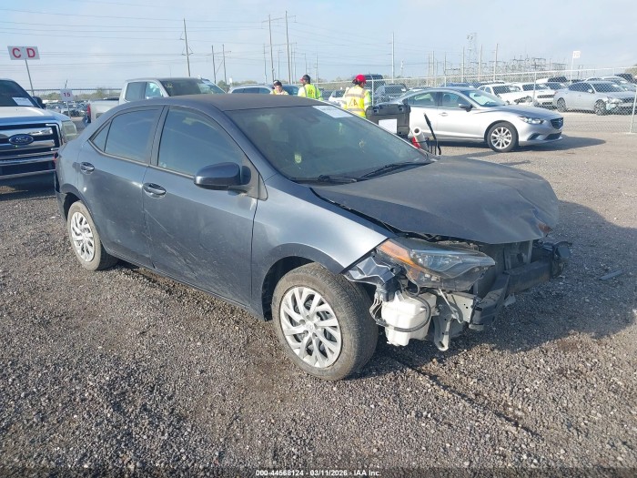Toyota Corolla 2019 VIN 5YFBURHE4KP873583