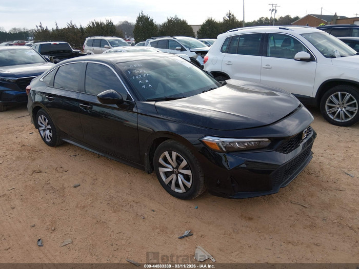 Honda Civic 2025 VIN 2HGFE2F29SH592255