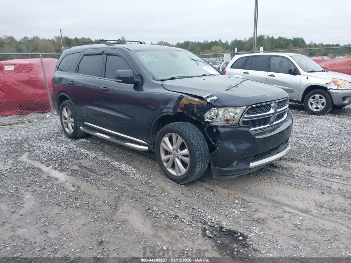 Dodge Durango 2012 VIN 1C4RDHDG5CC266845