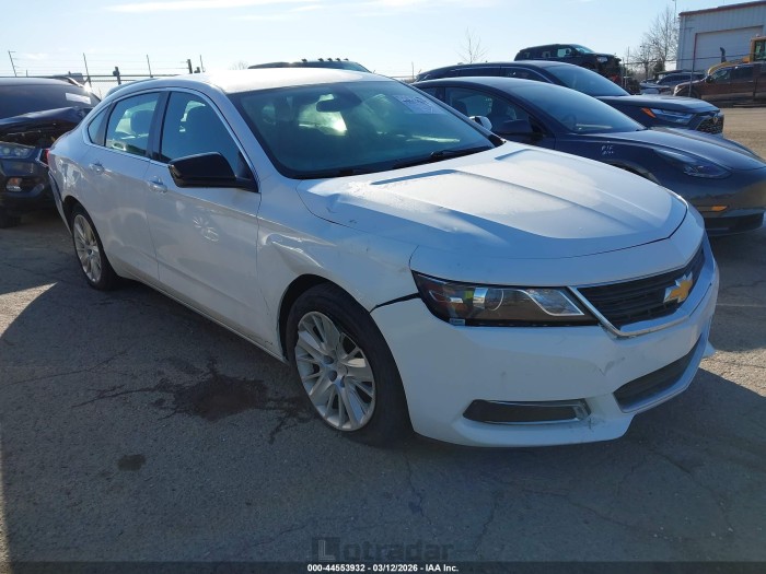 Chevrolet Impala 2016 VIN 1G11Z5SA2GU105020