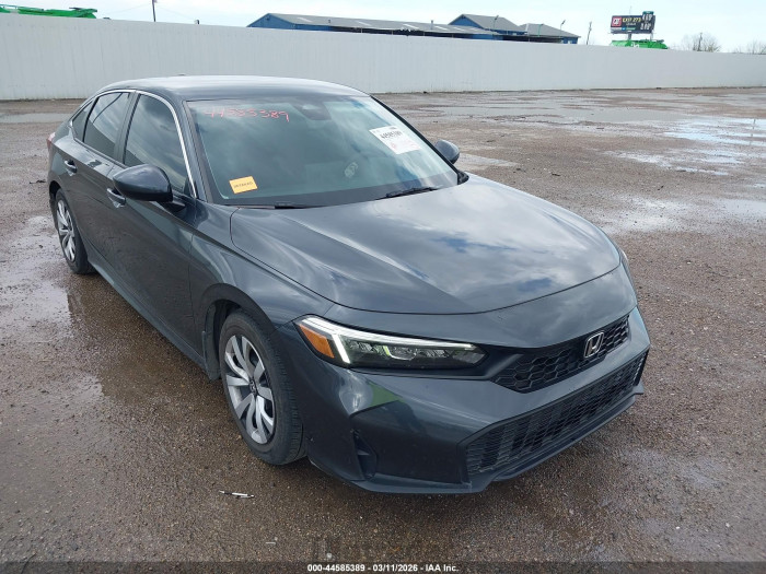 Honda Civic 2025 VIN 2HGFE2F23SH557324