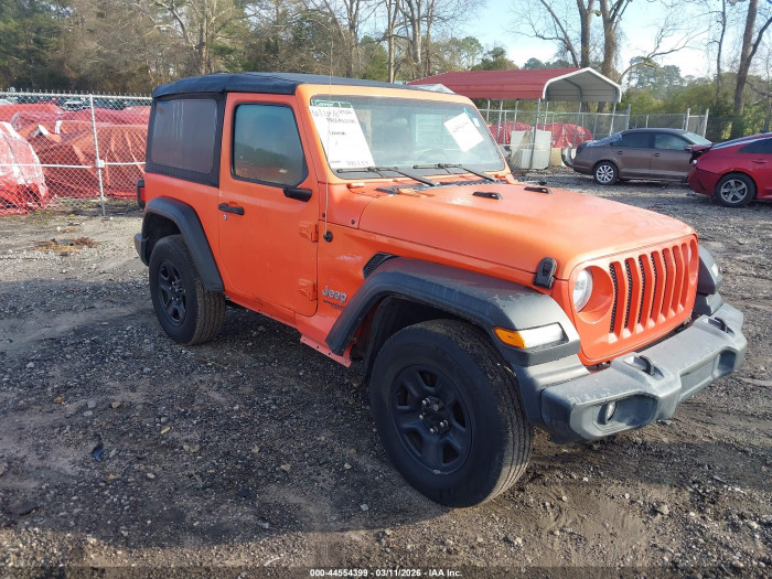 Jeep Wrangler / 2019 VIN 1C4GJXAG9KW560955