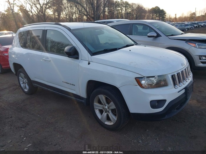 Jeep Compass 2016 VIN 1C4NJCBA3GD742924