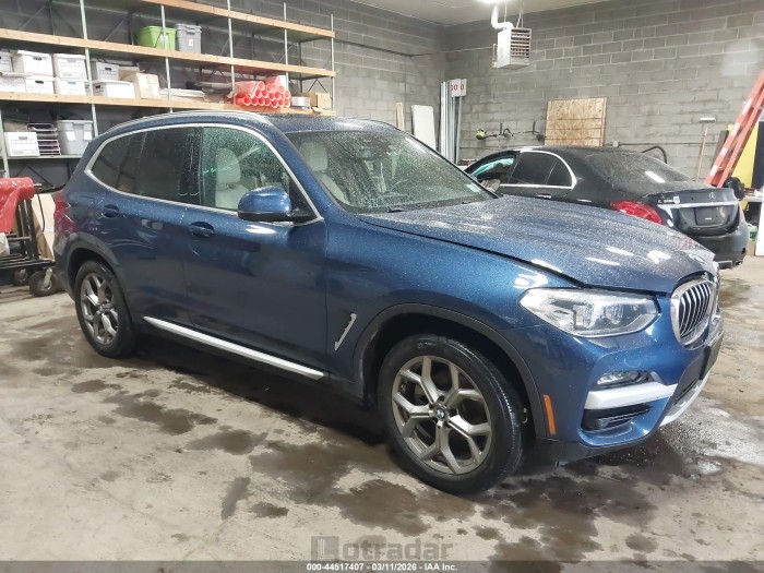 BMW X3 2020 VIN 5UXTY5C00L9C67994