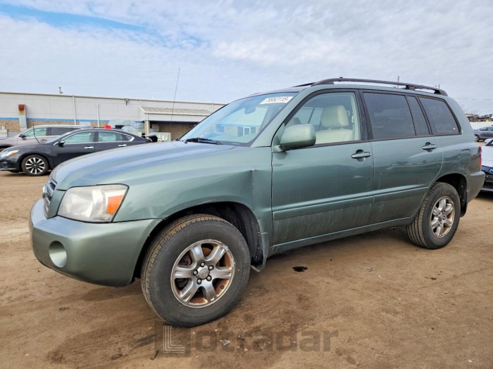 Toyota Highlander 2005 VIN JTEEP21A550070987