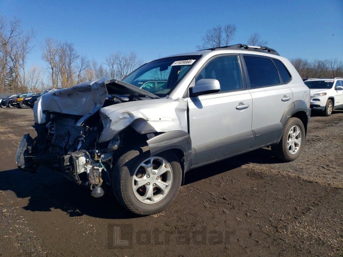 Hyundai Tucson 2009 VIN KM8JN72D89U000490