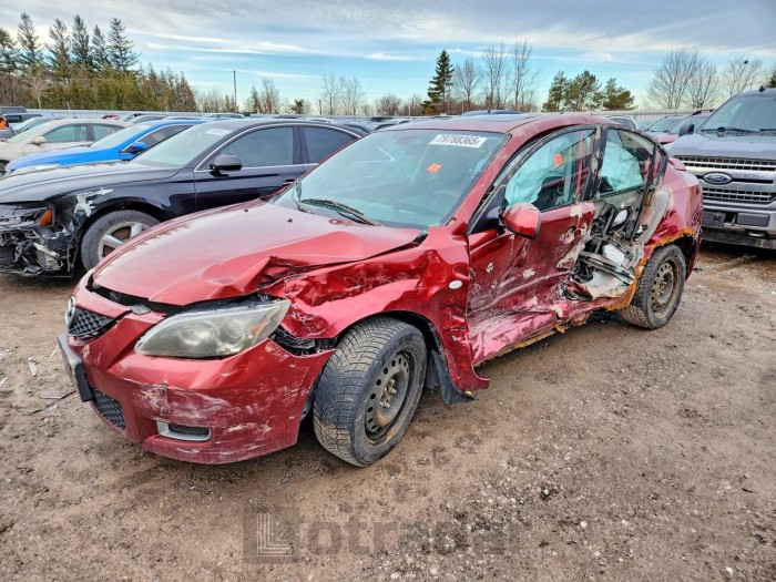 Mazda 3 2009 VIN JM1BK32F791201732