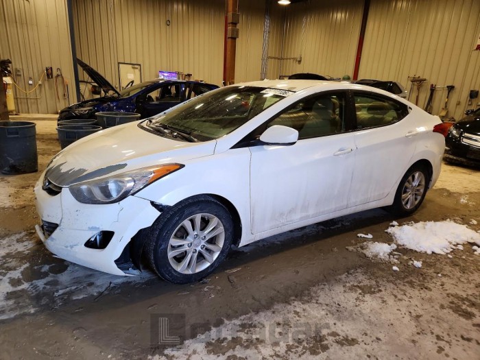 Hyundai Elantra 2013 VIN 5NPDH4AE1DH302384