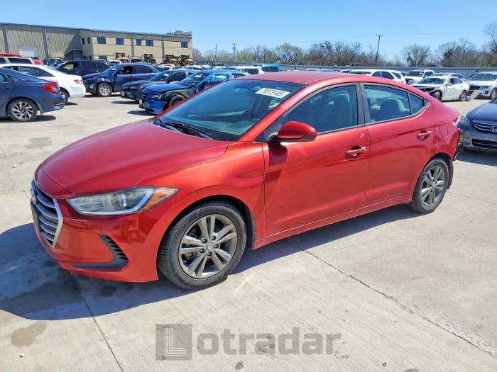 Hyundai Elantra 2018 VIN 5NPD84LF4JH237581