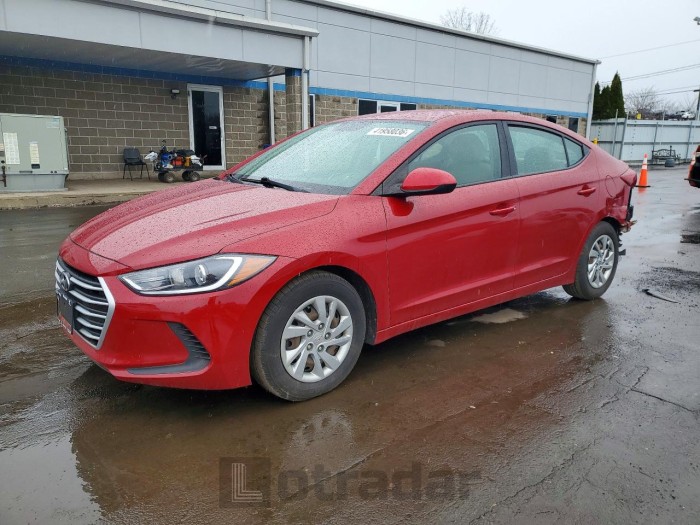 Hyundai Elantra 2017 VIN KMHD74LF7HU123816