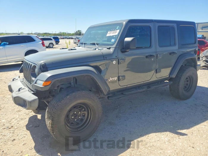 Jeep Wrangler / 2018 VIN 1C4HJXDN8JW232570
