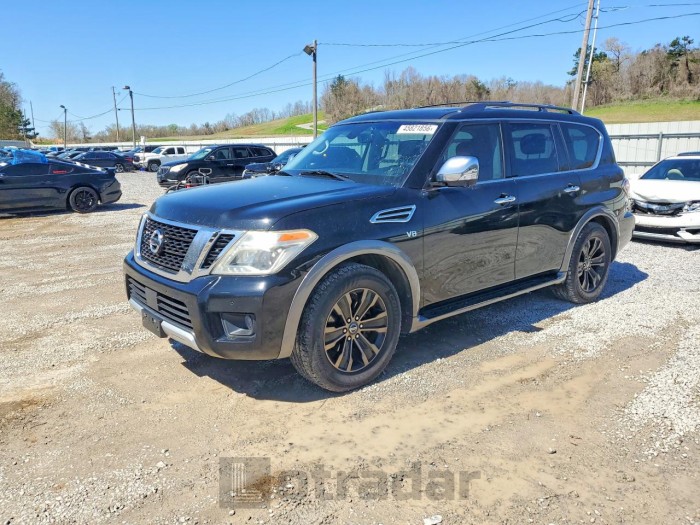 Nissan Armada 2017 VIN JN8AY2NF3H9304747