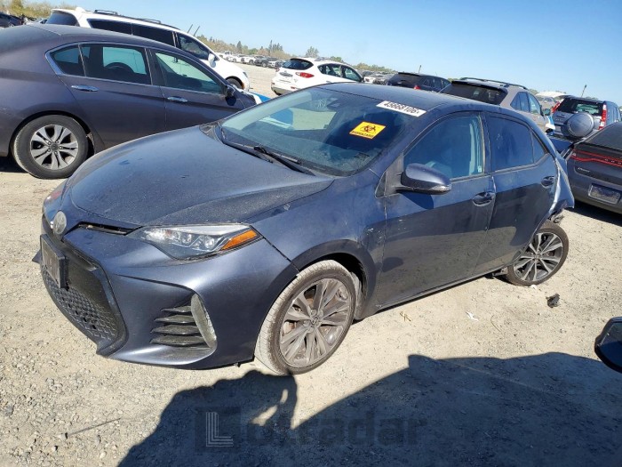 Toyota Corolla 2017 VIN 5YFBURHE0HP624223