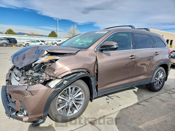 Toyota Highlander 2019 VIN 5TDJZRFH5KS725590