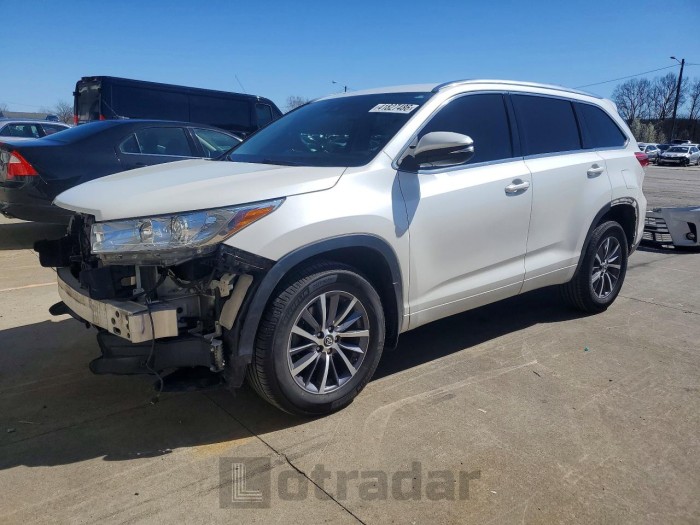 Toyota Highlander 2018 VIN 5TDJZRFH2JS539181