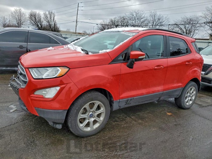 Ford Ecosport 2019 VIN MAJ6S3GL9KC278117