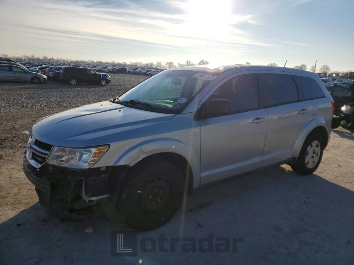 Dodge Journey 2012 VIN 3C4PDCAB4CT390550