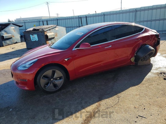 Tesla Model 3 2019 VIN 5YJ3E1EB4KF387008