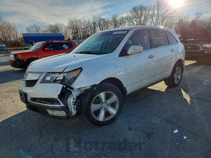 Acura Mdx 2012 VIN 2HNYD2H2XCH501433