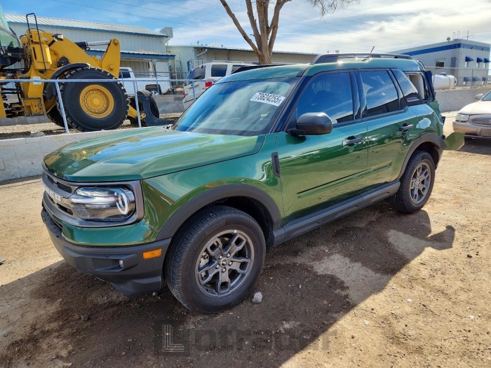 Ford Bronco sport 2023 VIN 3FMCR9B63PRD02607