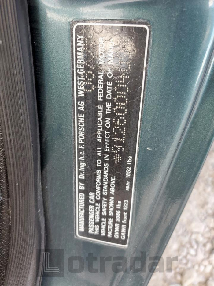 Porsche 911 1976 VIN 9126000409