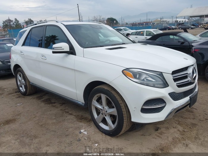 Mercedes-benz Gle 2018 VIN 4JGDA5JB8JB134347