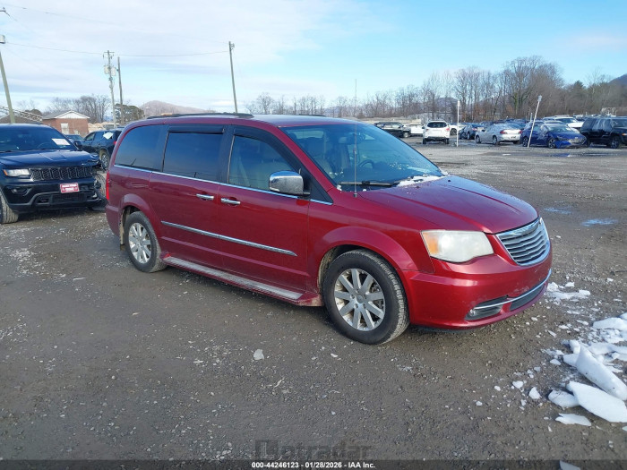 Chrysler Town & country 2012 VIN 2C4RC1CG7CR163607