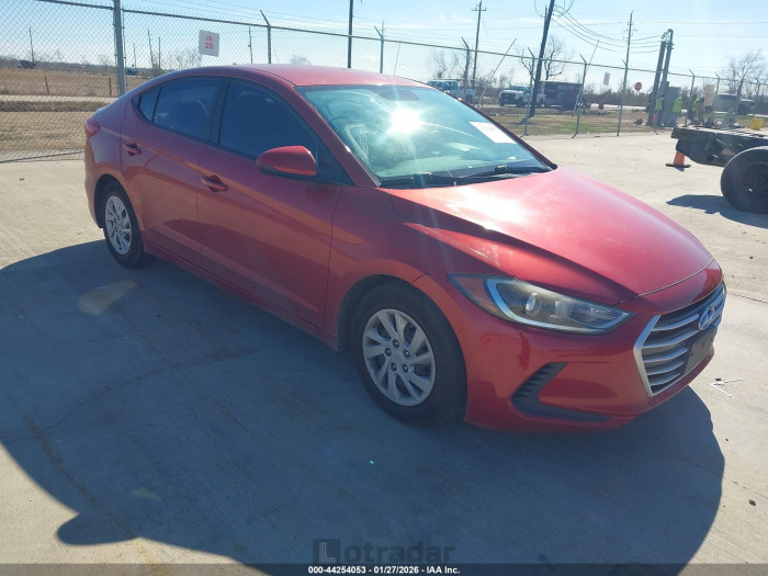 Hyundai Elantra 2017 VIN 5NPD74LF0HH175853
