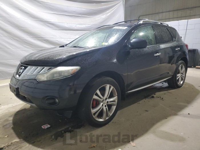 Nissan Murano 2010 VIN JN8AZ1MW4AW105061