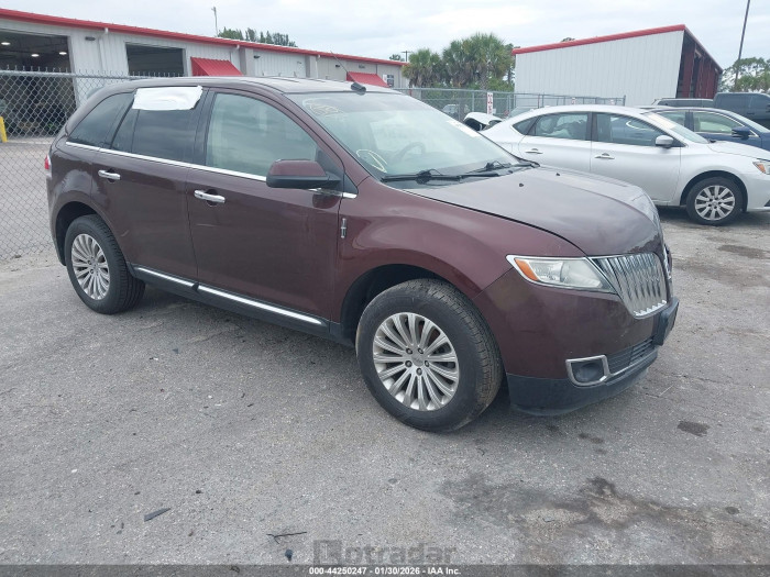 Lincoln Mkx 2012 VIN 2LMDJ6JK7CBL10196