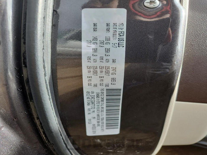 Chrysler Pacifica 2017 VIN 2C4RC1EG8HR771723