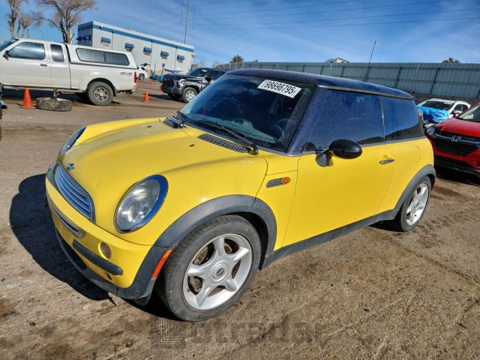 Mini Cooper 2003 VIN WMWRC33413TC44791