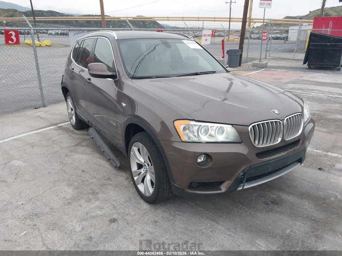 BMW X3 2013 VIN 5UXWX7C56DL976325