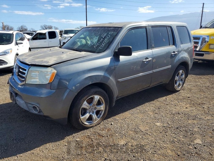 Honda Pilot 2012 VIN 5FNYF3H57CB029729