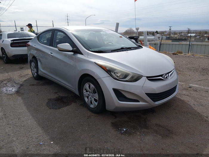 Hyundai Elantra 2016 VIN 5NPDH4AE1GH681911
