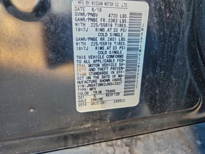Nissan Rogue 2018 JN8AT2MV2JW343327