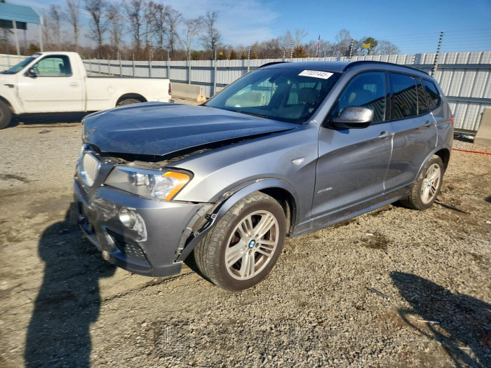 BMW X3 2012 VIN 5UXWX5C55CL727176