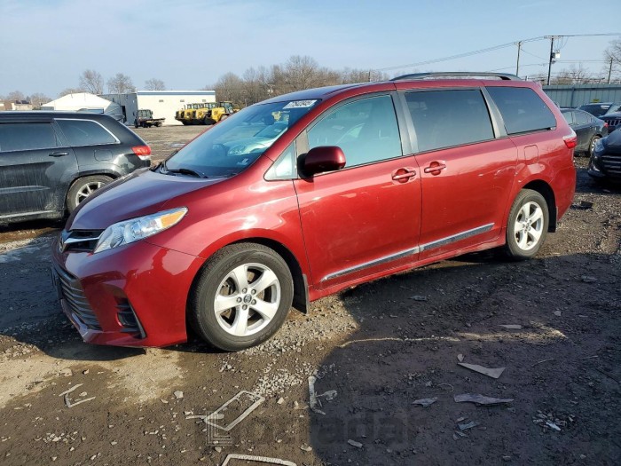 Toyota Sienna 2019 VIN 5TDKZ3DC7KS990360