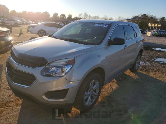Chevrolet Equinox 2016 VIN 2GNALBEK1G1181147