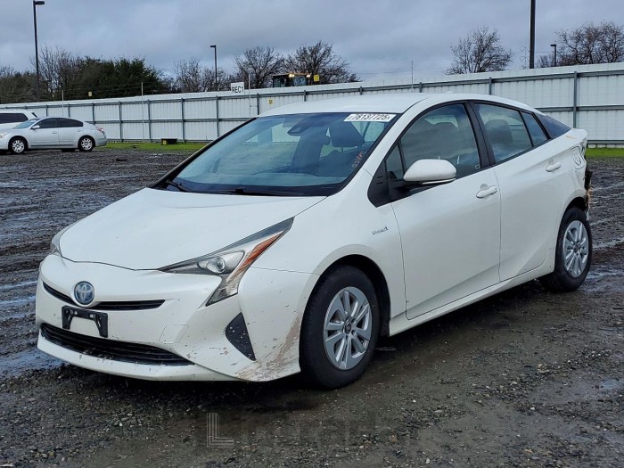 Toyota Prius 2017 VIN JTDKBRFU9H3046132