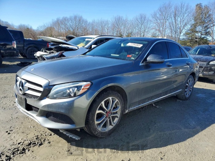 Mercedes-benz C class 2017 VIN 55SWF4KB7HU212355