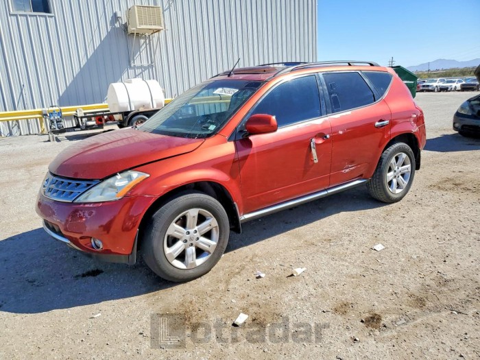Nissan Murano 2007 VIN JN8AZ08W97W644417