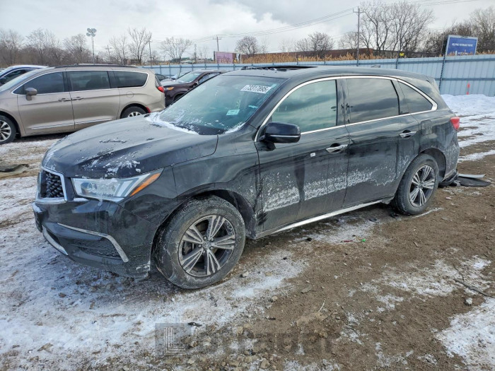 Acura Mdx 2017 VIN 5FRYD4H38HB024300
