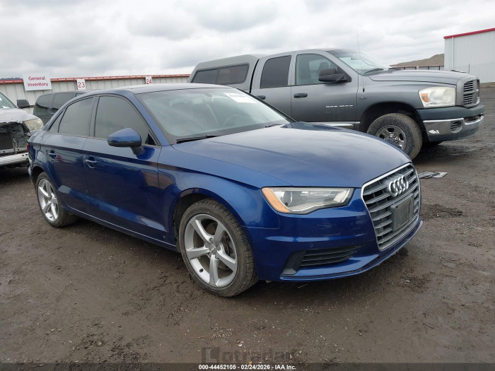 Audi A3 2016 VIN WAUA7GFF2G1012222