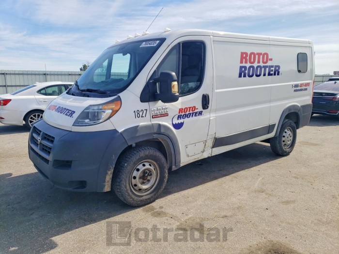 Ram Promaster 1500 2017 VIN 3C6TRVAG2HE526653
