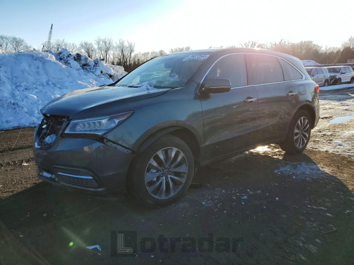 Acura Mdx 2014 VIN 5FRYD4H4XEB006854