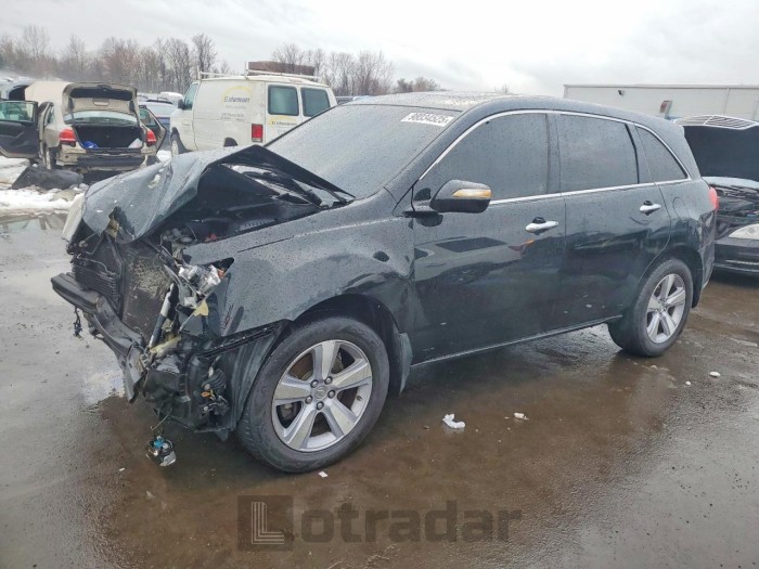 Acura Mdx 2012 VIN 2HNYD2H21CH541089