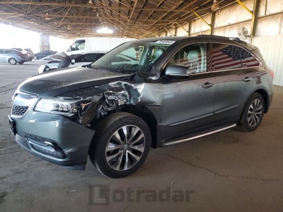 Acura Mdx 2016 VIN 5FRYD4H49GB028136